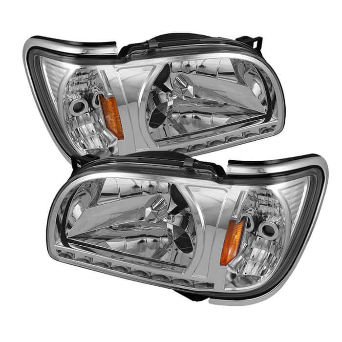 1 Piece Crystal Headlights Fits 2001-2004 Toyota Tacoma - Image 3