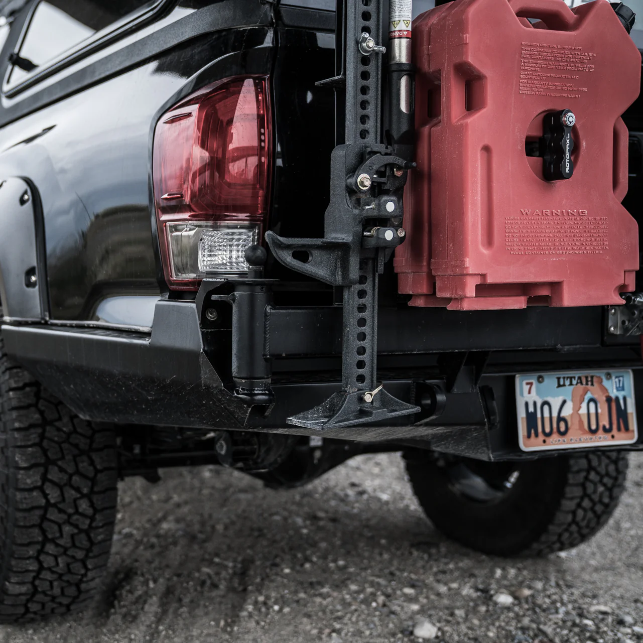 High Clearance Swing Arm Rear Bumper Fits 2016-2023 Toyota Tacoma - Image 6