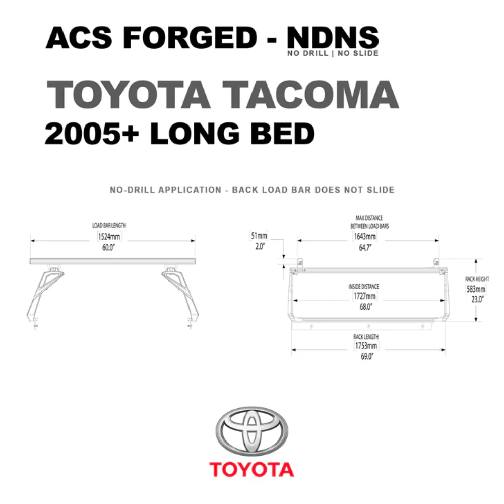 Active Cargo System | FORGED NO DRILL Fits 2024+ Toyota Tacoma - Image 8