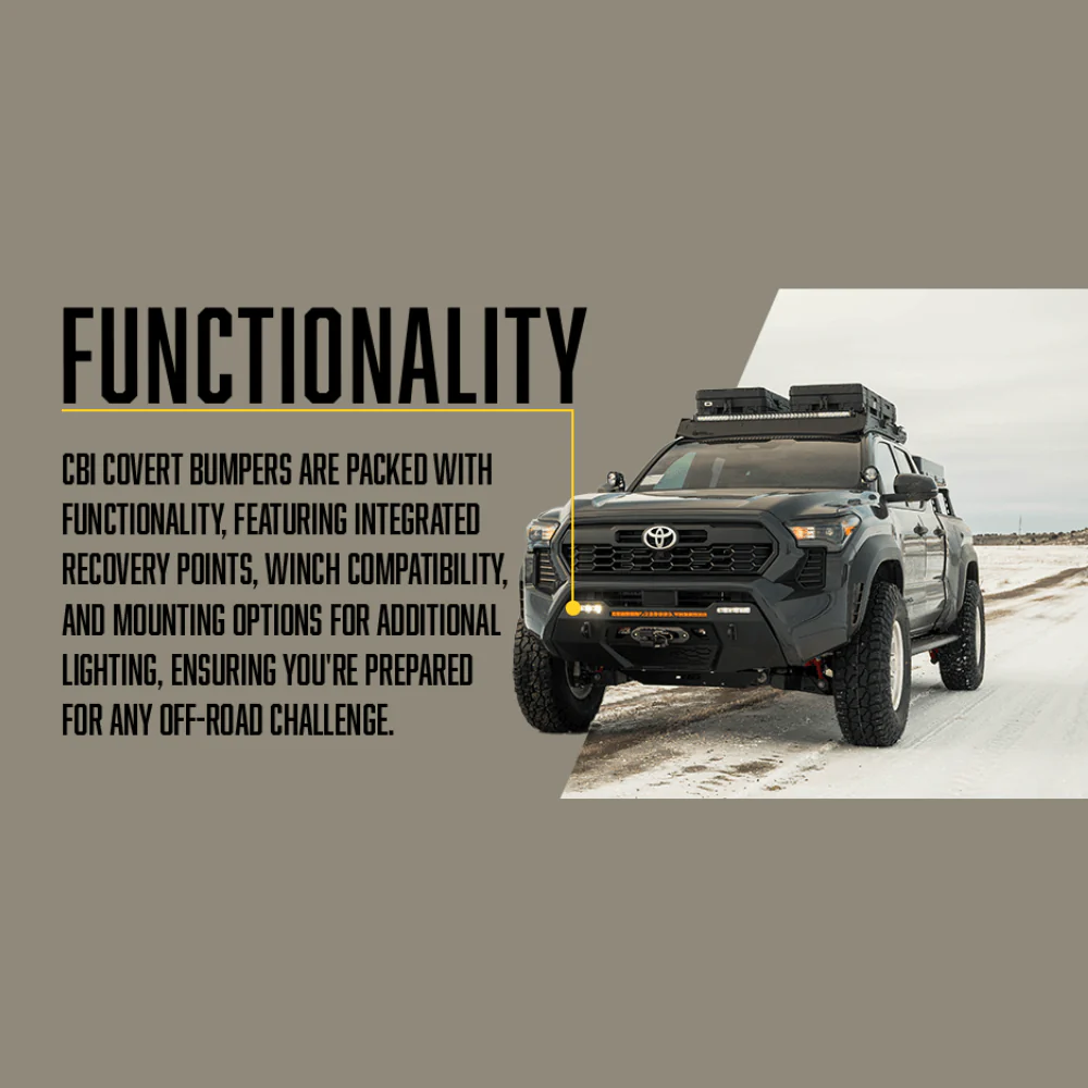 Covert Front Bumper Fits 2024+ Toyota Tacoma - Image 7