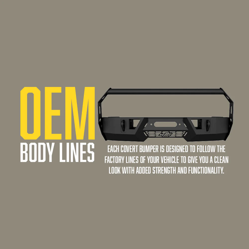 Covert Front Bumper Fits 2024+ Toyota Tacoma - Image 9