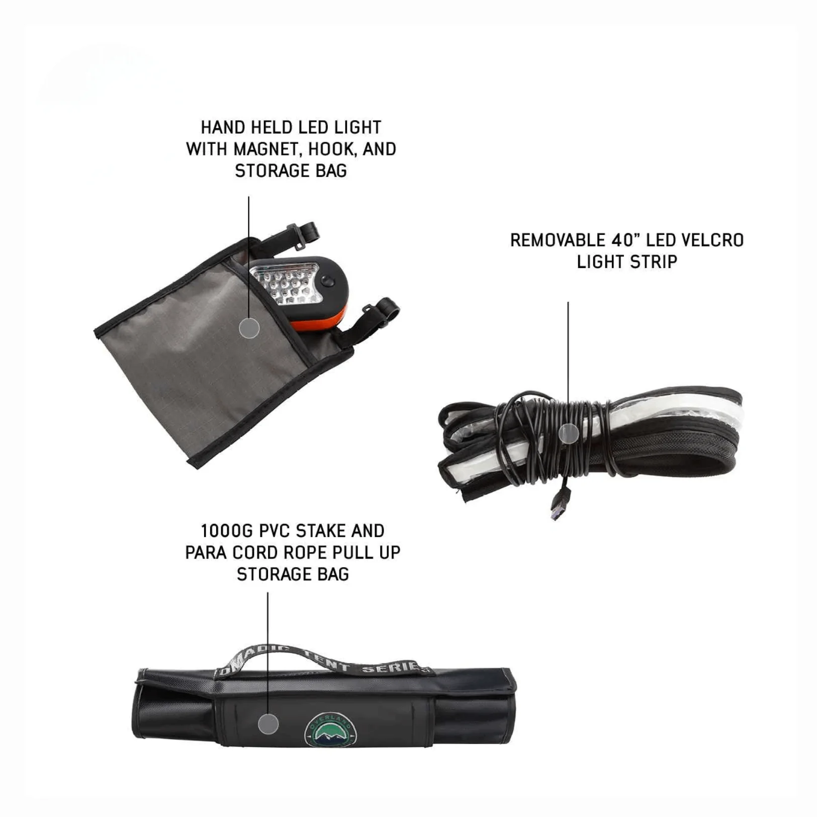 HD Nomadic 3 Arctic White Extended Soft Shell Roof Top Tent, White Body Dark Grey Rainfly - Image 12