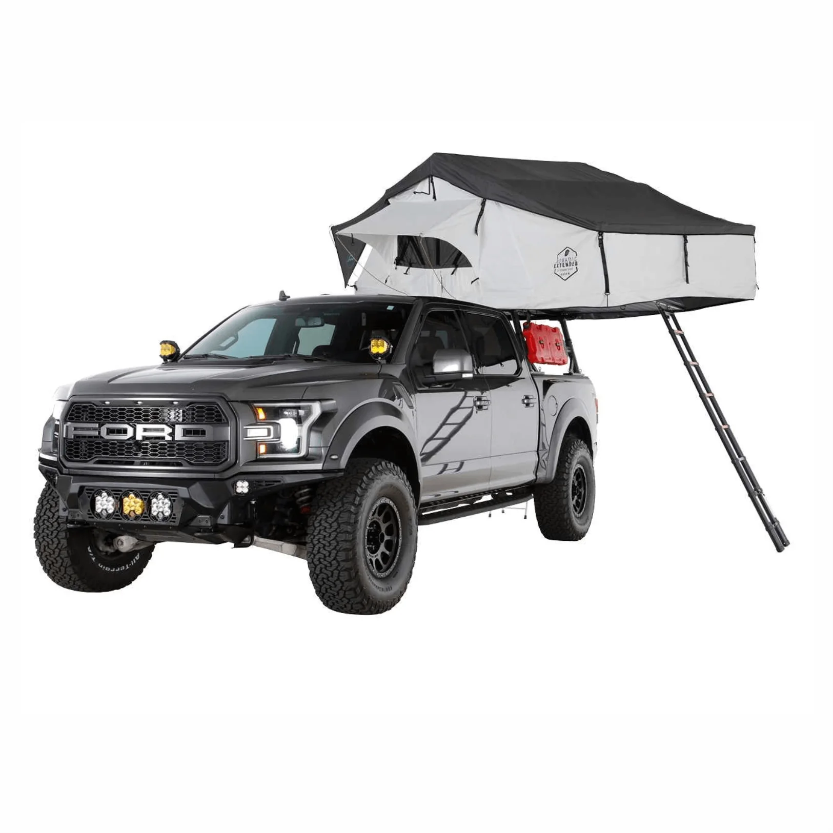 HD Nomadic 3 Arctic White Extended Soft Shell Roof Top Tent, White Body Dark Grey Rainfly - Image 13