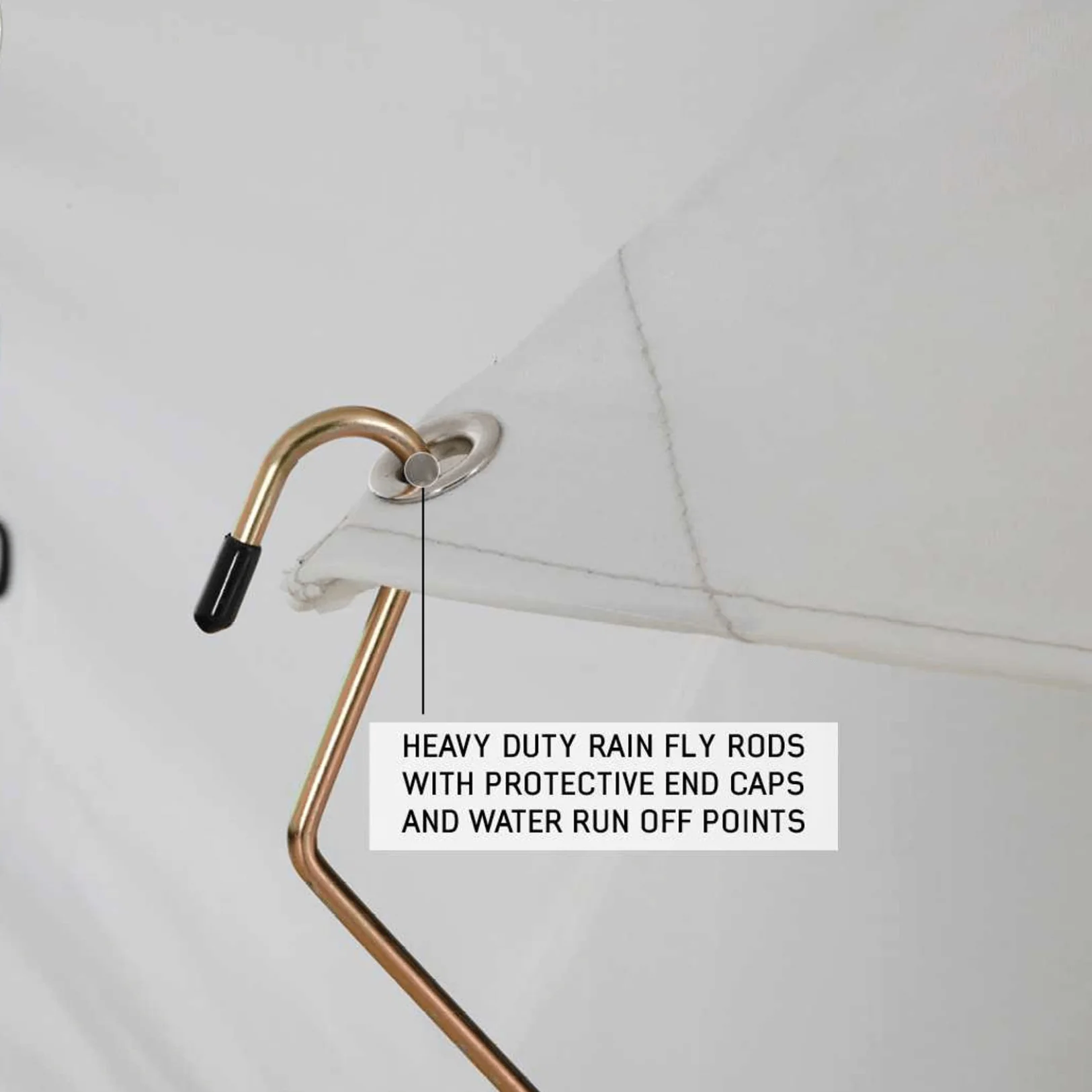 HD Nomadic 3 Arctic White Extended Soft Shell Roof Top Tent, White Body Dark Grey Rainfly - Image 7