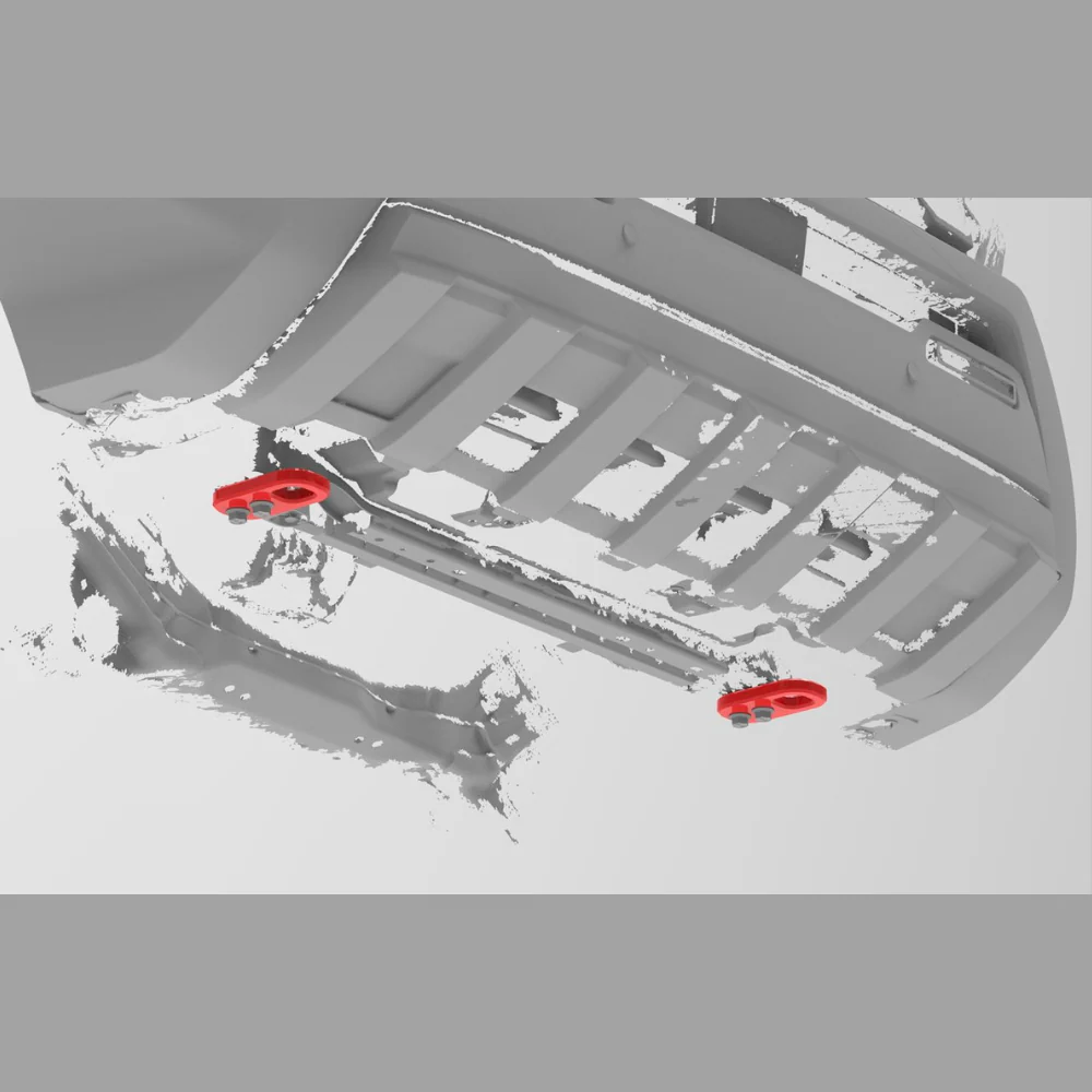 Lower Front Recovery Points Fits 2024+ Toyota Tacoma - Image 8