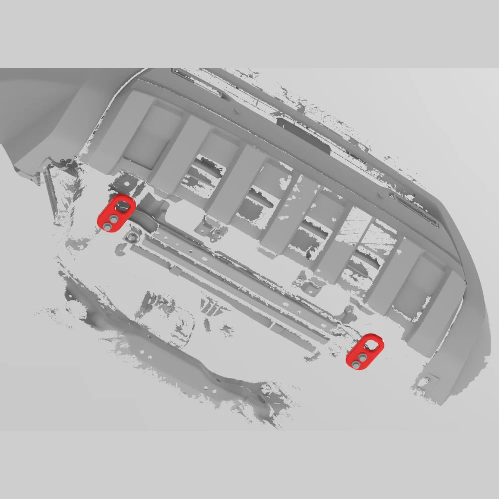 Lower Front Recovery Points Fits 2024+ Toyota Tacoma - Image 9