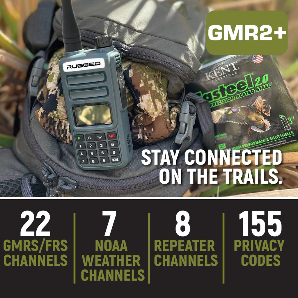 Rugged GMR2 GMRS/FRS with Hand Mic - Image 10