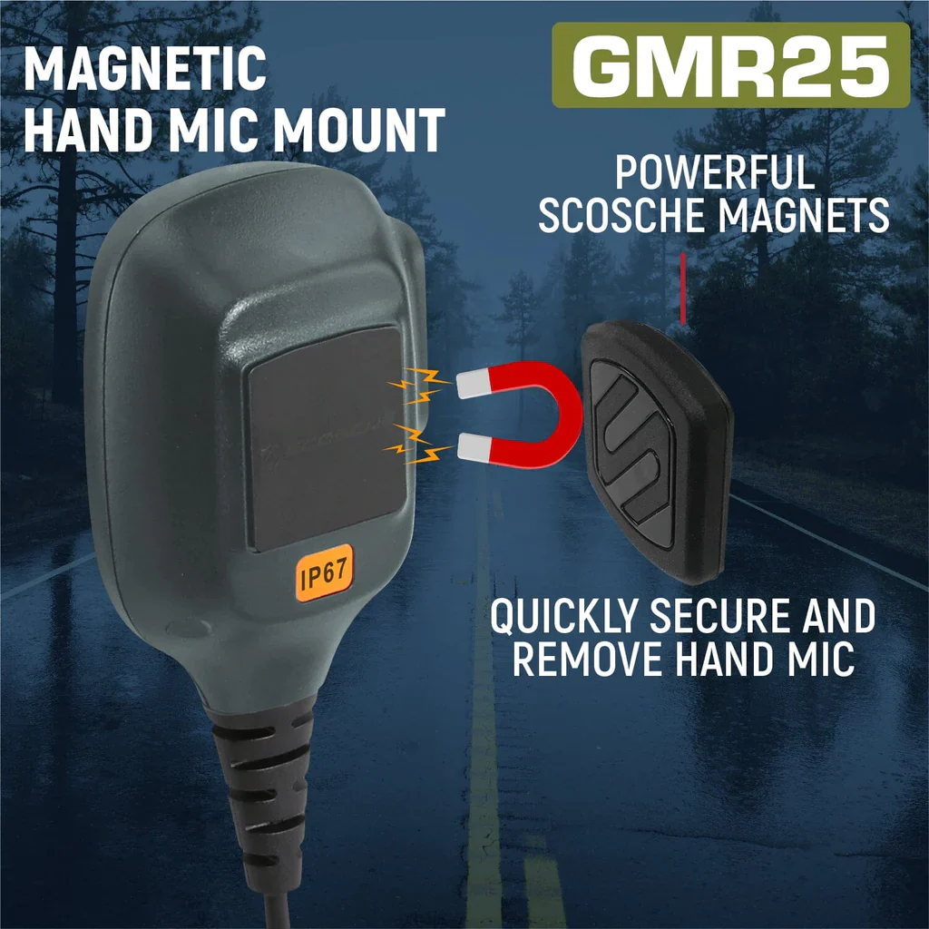 GMR25 Waterproof GMRS Band Mobile Radio Kit - Image 11