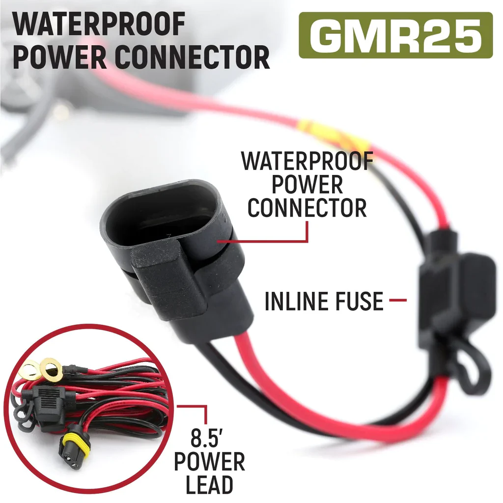 GMR25 Waterproof GMRS Band Mobile Radio Kit - Image 12