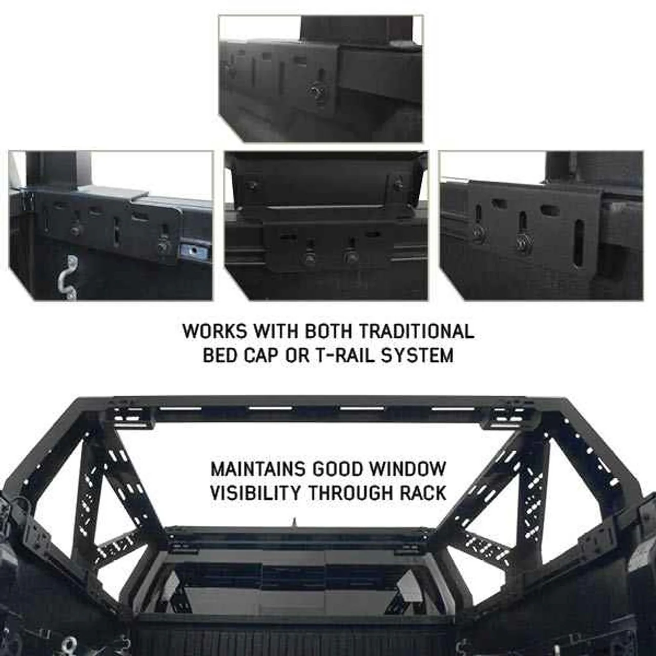 Universal Mid Height Rack for Pick Up Trucks - Image 6